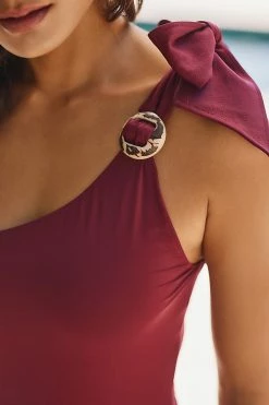 Coupon ???? Armantia Rosario One-Shoulder One-Piece ???? Swimsuit RED ???? -Sweaty Betty Shop unnamed file 1029