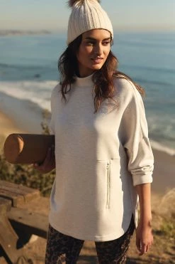 Coupon ✨ Varley Bay Sweatshirt IVORY ???? -Sweaty Betty Shop unnamed file 108