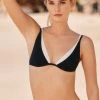 Best reviews of ???? LSPACE Finneas V-Neck ???? Bikini Top BLACK/CREAM ????