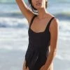 Best Sale ???? LSPACE Balboa One-Piece ???? Swimsuit BLACK ????