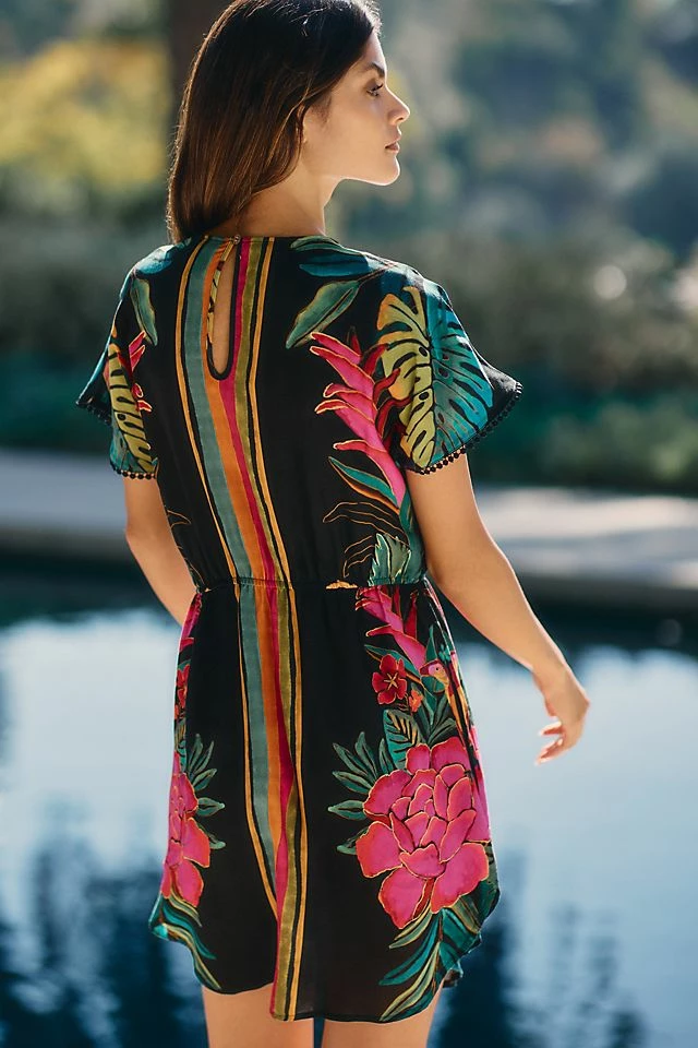 Farm Rio V-Neck Cover-Up Dress Promo ???? Farm Rio V-Neck Cover-Up ???? Dress BLACK ⭐ -Sweaty Betty Shop unnamed file 1532