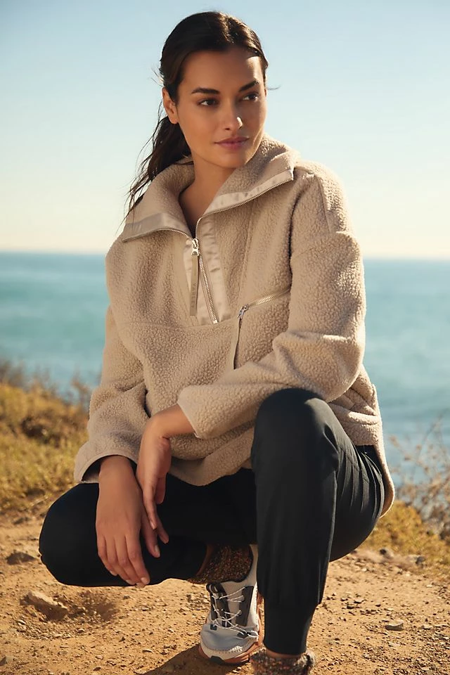 Varley Daniel Fleece Sweater Best reviews of ???? Varley Daniel Fleece Sweater TAUPE ???? -Sweaty Betty Shop unnamed file 154