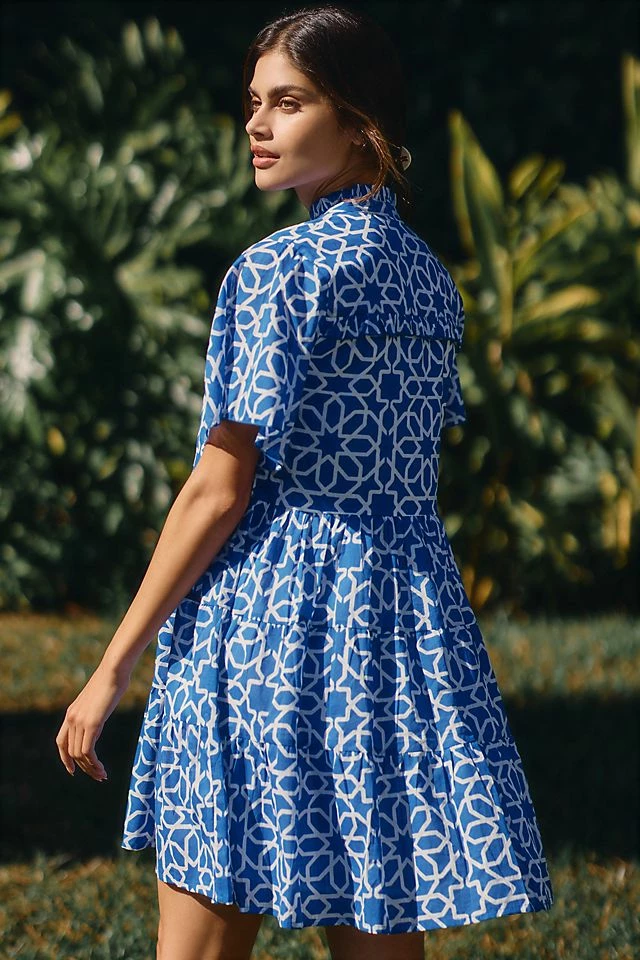 Ro's Garden Vibeka Ruffle Mini Dress Flash Sale ✔️ Ro's Garden Vibeka Ruffle Mini ???? Dress BLUE ???? -Sweaty Betty Shop unnamed file 1560