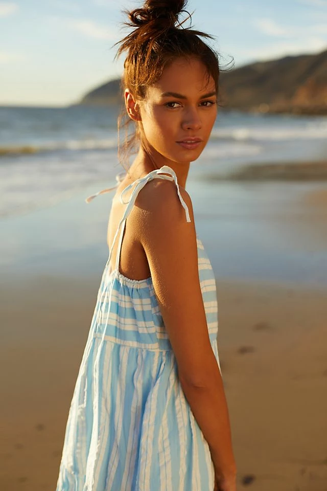 Seafolly Cabana Shoulder-Tie Dress Hot Sale ⭐ Seafolly Cabana Shoulder-Tie ???? Dress SKY ???? -Sweaty Betty Shop unnamed file 1608