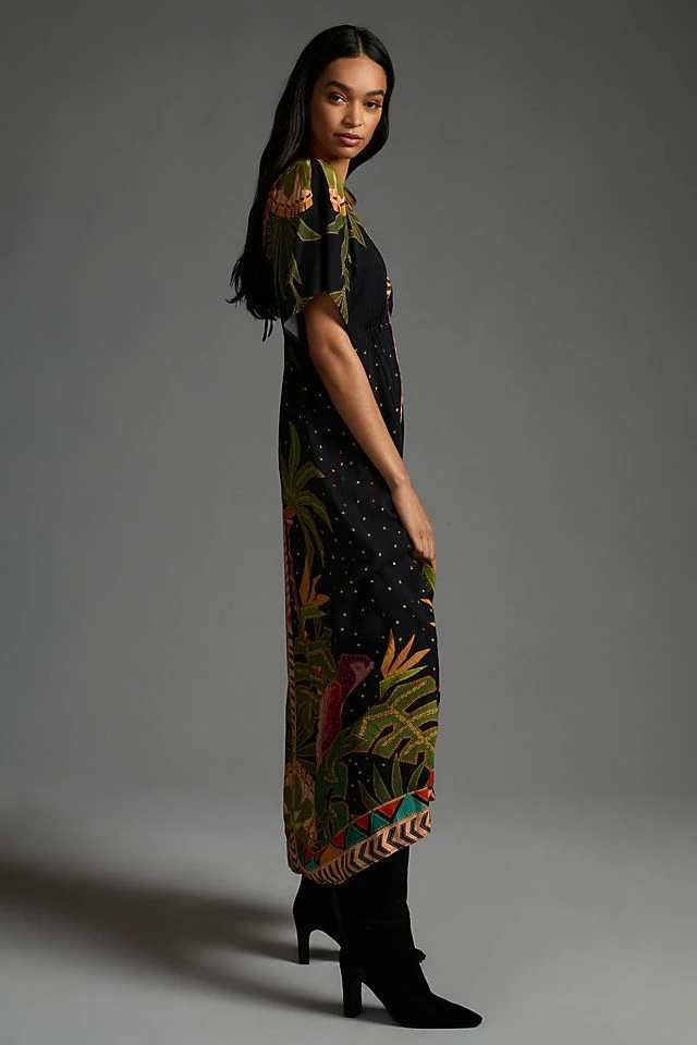 Farm x Anthropologie Printed V-Neck Maxi Dress Best deal ???? Farm Rio Farm X Anthropologie Printed V-Neck Maxi ???? Dress BLACK MOTIF ???? -Sweaty Betty Shop unnamed file 1629