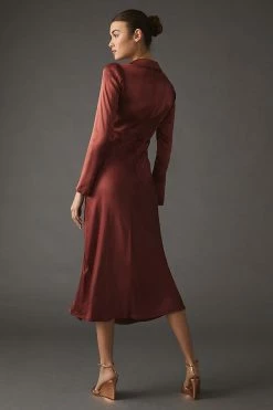 Deals ???? ASTR The Label Cutout Collared ???? Dress WINE ⌛ -Sweaty Betty Shop unnamed file 1664