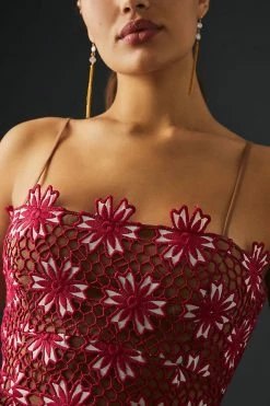 Discount ✔️ Elliatt Floral Crochet ???? Dress PINK ???? -Sweaty Betty Shop unnamed file 1705