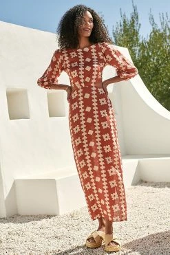 Flash Sale ???? Encantadore Renata Terraguer Linen Maxi ???? Dress MANGO ????