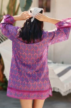 Promo ???? Roller Rabbit Kurta Tunic PINK COMBO ???? -Sweaty Betty Shop unnamed file 1758