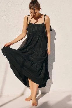 Promo ✨ Charlie Holiday Lucia Maxi ???? Dress BLACK ????