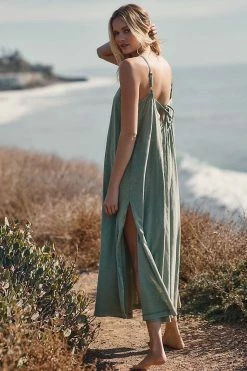 Coupon ???? By Anthropologie A-Line Maxi ???? Dress MOSS ???? -Sweaty Betty Shop unnamed file 1895