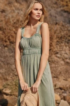 Coupon ???? By Anthropologie V-Neck Jumpsuit MOSS ???? -Sweaty Betty Shop unnamed file 1906