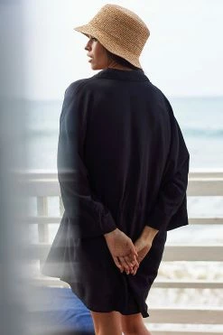 Budget ⭐ LSPACE Pacifica Tunic BLACK ???? -Sweaty Betty Shop unnamed file 1948