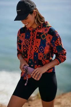 Best Pirce ✨ Farm Rio Terry Long-Sleeve Hoodie NOVELTY ????