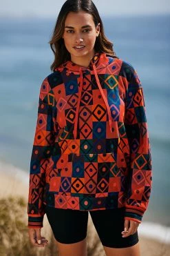 Best Pirce ✨ Farm Rio Terry Long-Sleeve Hoodie NOVELTY ???? -Sweaty Betty Shop unnamed file 199