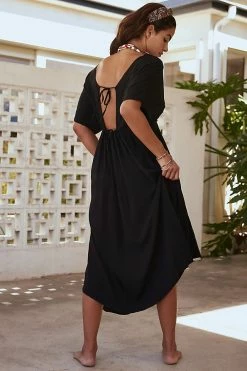 Buy ???? Malai Shona Maxi ???? Dress BLACK ❤️ -Sweaty Betty Shop unnamed file 2084