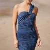 Best Pirce ???? By Anthropologie Mesh ???? Dress BLUE ⌛