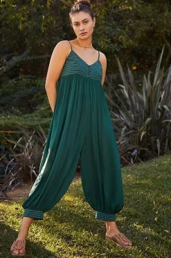 Best Sale ???? By Anthropologie Lounge Around Jumpsuit MOSS ???? -Sweaty Betty Shop unnamed file 2136