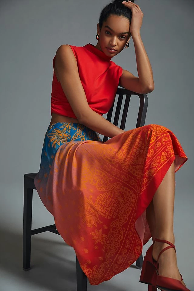 Farm Rio Satin-Slip Midi Skirt Deals ???? Farm Rio Satin-Slip Midi ???? Skirt ORANGE ???? -Sweaty Betty Shop unnamed file 2137