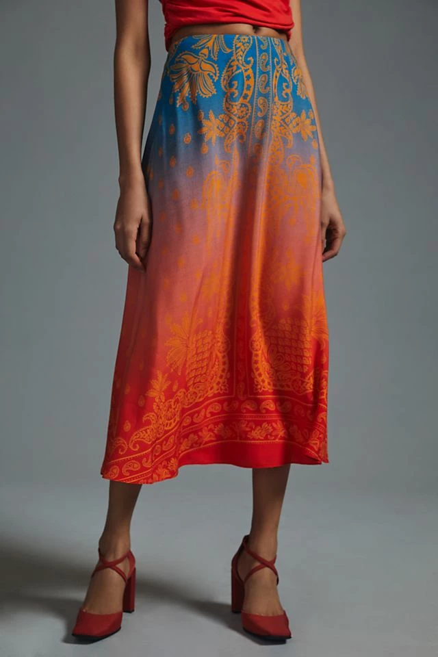 Farm Rio Satin-Slip Midi Skirt Deals ???? Farm Rio Satin-Slip Midi ???? Skirt ORANGE ???? -Sweaty Betty Shop unnamed file 2138