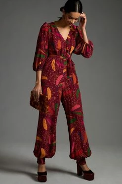 Brand new ✨ Farm Rio Wrap Jumpsuit RED ????