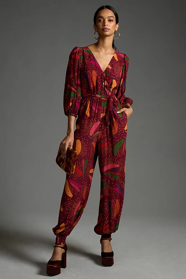 Farm Rio Wrap Jumpsuit Brand new ✨ Farm Rio Wrap Jumpsuit RED ???? -Sweaty Betty Shop unnamed file 2160
