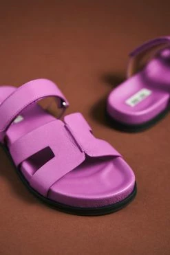 Cheap ⌛ Bibi Lou Cut-Out Slide ???? Sandals PURPLE ???? -Sweaty Betty Shop unnamed file 2193