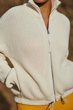 Best Pirce ???? Varley Anderson Zip-Front Cardigan Sweater IVORY ???? -Sweaty Betty Shop unnamed file 220