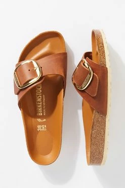 Promo ???? Birkenstock Madrid Big Buckle ???? Sandals HONEY ????