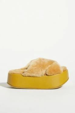 Budget ???? Paloma Barcelo Kai Platform ???? Sandals DARK YELLOW ????