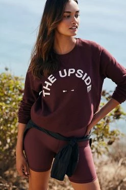 Flash Sale ???? The Upside Sid Crewneck WINE ????