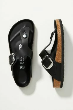 Promo ???? Birkenstock Gizeh Big Buckle ???? Sandals BLACK ????