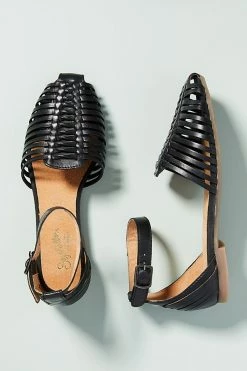 Best Pirce ???? Seychelles Bits N' Pieces Woven Flats BLACK ????