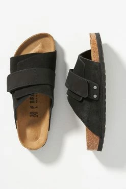 Buy ⌛ Birkenstock Kyoto Suede ???? Sandals BLACK ????