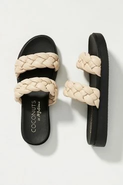Best deal ???? Coconuts By Matisse Maisy Braided Slide ???? Sandals IVORY ????