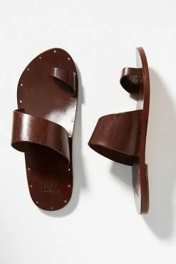 Outlet ???? Beek Finch Toe-Loop ???? Sandals CHOCOLATE ????