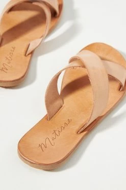 New ???? Matisse Cuba Criss-Cross Slide ???? Sandals NEUTRAL ✨ -Sweaty Betty Shop unnamed file 2592