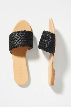 Top 10 ???? Nisolo Isla Woven Slide ???? Sandals BLACK ✨