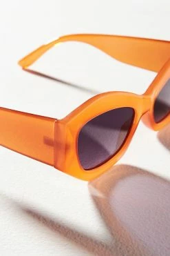 Cheapest ✔️ By Anthropologie Chunky Angular ???? Sunglasses ORANGE ???? -Sweaty Betty Shop unnamed file 2766