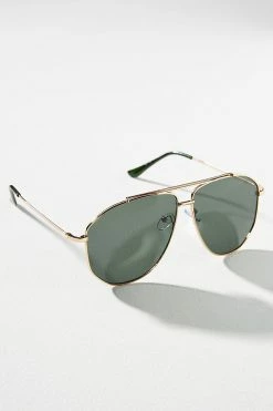 Discount ???? By Anthropologie Metal Aviator ???? Sunglasses GREEN ???? -Sweaty Betty Shop unnamed file 2777