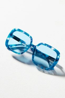 Cheap ???? Anna Sui Square ???? Sunglasses TURQUOISE ????