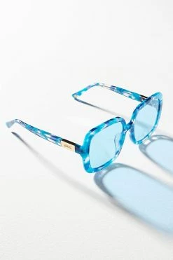 Cheap ???? Anna Sui Square ???? Sunglasses TURQUOISE ???? -Sweaty Betty Shop unnamed file 2842