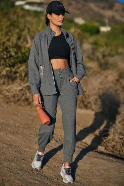 Top 10 ❤️ Varley Lita Zip Through Jacket CHARCOAL MARL ❤️ -Sweaty Betty Shop unnamed file 290