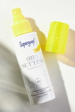 Outlet ???? Supergoop! SPF 40 Defense Refresh (Re)setting Mist WHITE ????