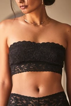 Cheap ???? Hanky Panky Lined Lace Bandeau Bra BLACK ❤️ -Sweaty Betty Shop unnamed file 2964