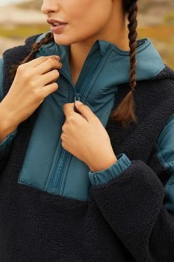 Promo ???? Free People Movement Lead The Pack Fleece Pullover BLACK ???? -Sweaty Betty Shop unnamed file 299