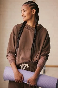 Buy ???? Electric & Rose Yvonne Hoodie BROWN ????