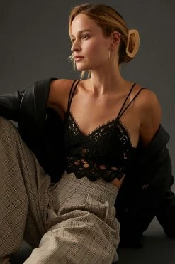 Buy ???? By Anthropologie The Viviette Lace Bra Top BLACK ⭐ -Sweaty Betty Shop unnamed file 3061