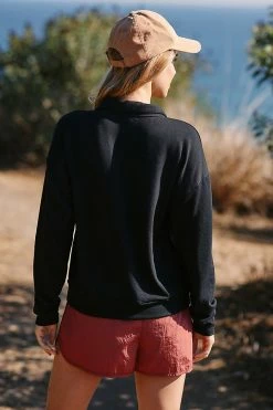 Brand new ???? Beyond Yoga East Coast Button Pullover Sweatshirt BLACK ???? 2 Brand new ???? Beyond Yoga East Coast Button Pullover Sweatshirt BLACK ???? -Sweaty Betty Shop unnamed file 310