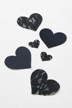 Cheap ✨ Nippies Basics Heart Covers BLACK ????